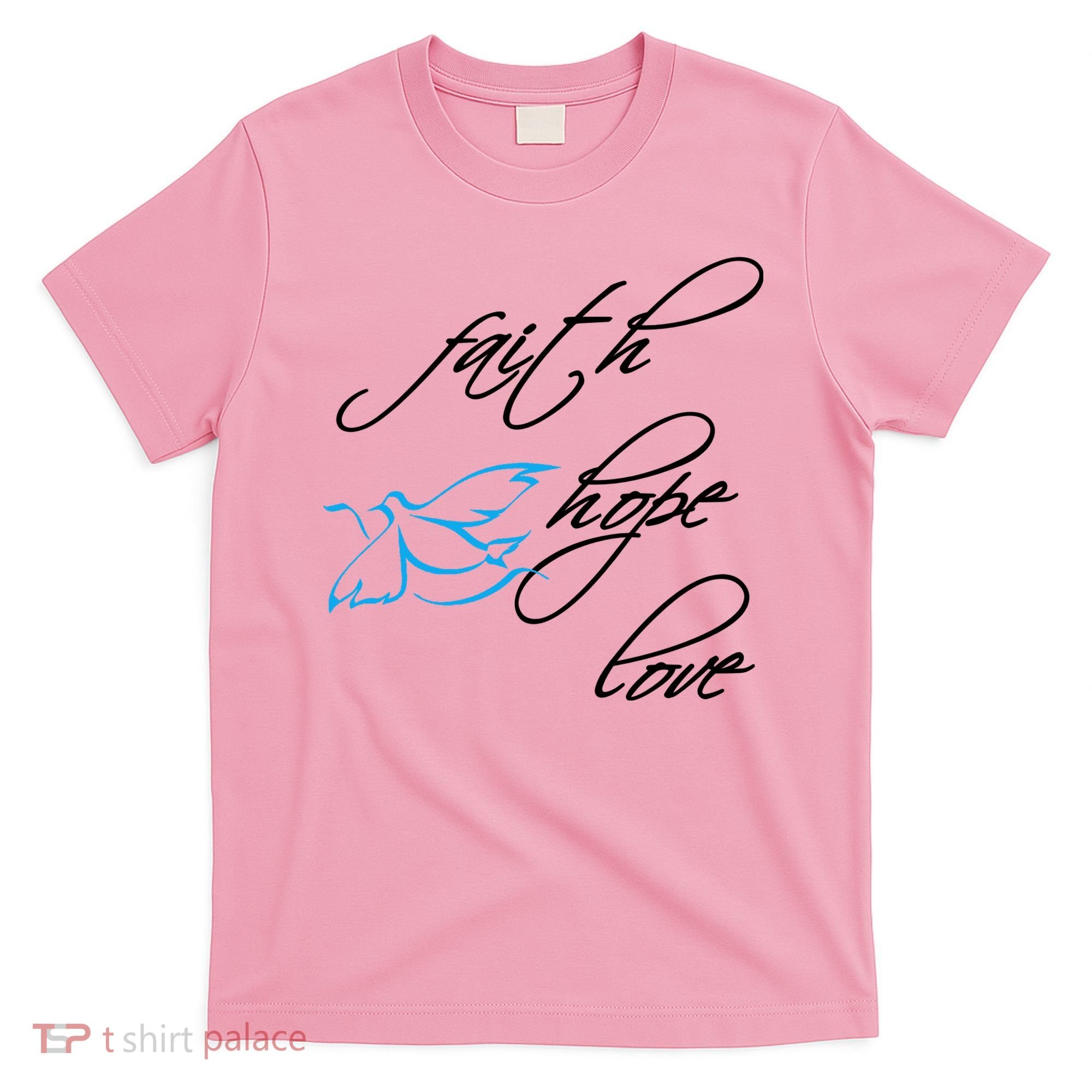 Faith Hope Love Spiritual Tee T-Shirt