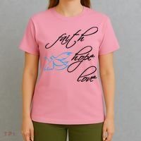 Faith Hope Love Spiritual Tee T-Shirt thumb 4