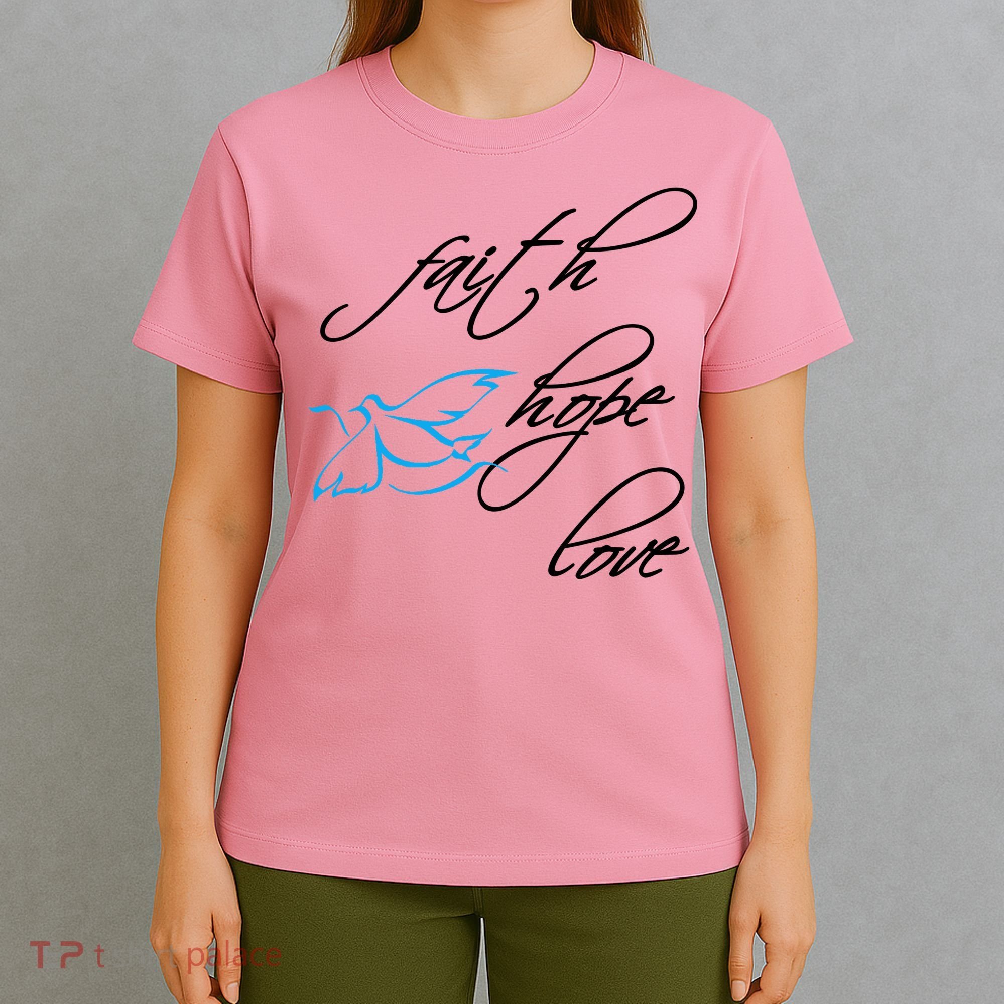 Faith Hope Love Spiritual Tee T-Shirt