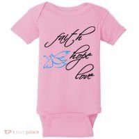 Faith Hope Love Spiritual Tee Baby Bodysuit thumb 0