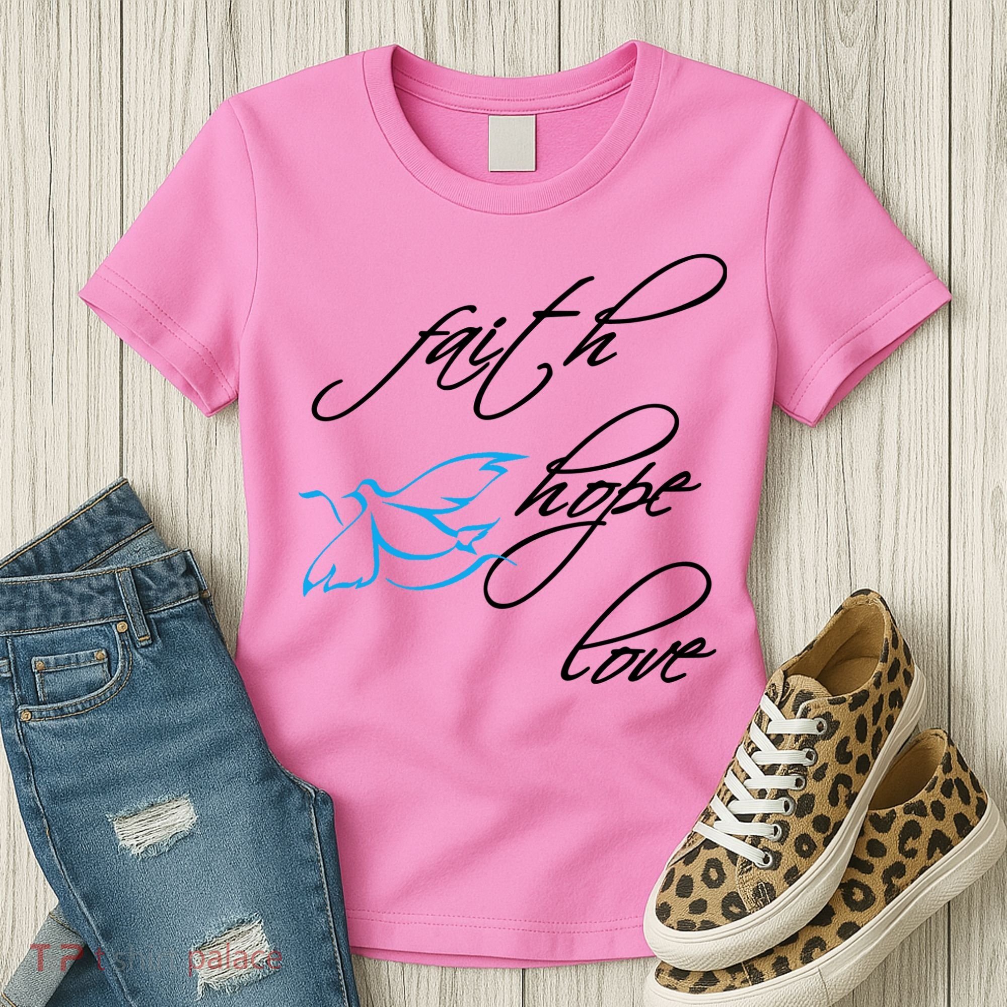 Faith Hope Love Spiritual Tee Women's T-Shirt
