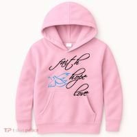 Faith Hope Love Spiritual Tee Kids Hoodie thumb 0