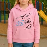 Faith Hope Love Spiritual Tee Kids Hoodie thumb 3