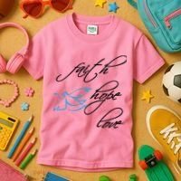 Faith Hope Love Spiritual Tee Kids T-Shirt thumb 3