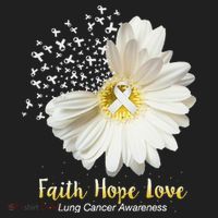 Faith Hope Love Lung Cancer Awareness Gifts Beanie thumb 2