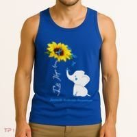 Faith Hope Love Juvenile Arthritis Awareness Elephant Ribbon Gift Tank Top thumb 3