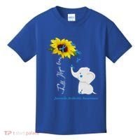 Faith Hope Love Juvenile Arthritis Awareness Elephant Ribbon Gift Kids T-Shirt thumb 0