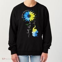 Faith Hope Love Awareness Down Syndrome, The Blue Elephant Women's Sweatshirt thumb 0