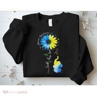 Faith Hope Love Awareness Down Syndrome, The Blue Elephant Sweatshirt thumb 2