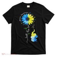Faith Hope Love Awareness Down Syndrome, The Blue Elephant T-Shirt thumb 0