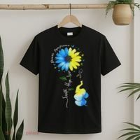 Faith Hope Love Awareness Down Syndrome, The Blue Elephant T-Shirt thumb 2