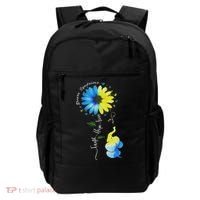 Faith Hope Love Awareness Down Syndrome, The Blue Elephant Backpack thumb 0