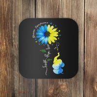 Faith Hope Love Awareness Down Syndrome, The Blue Elephant Coaster thumb 0