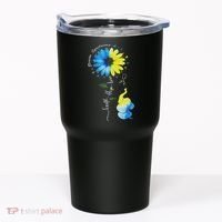Faith Hope Love Awareness Down Syndrome, The Blue Elephant Tumbler thumb 0