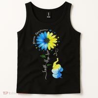 Faith Hope Love Awareness Down Syndrome, The Blue Elephant Tank Top thumb 2