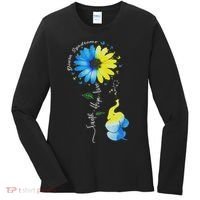 Faith Hope Love Awareness Down Syndrome, The Blue Elephant Women's Long Sleeve Shirt thumb 0