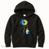 Faith Hope Love Awareness Down Syndrome, The Blue Elephant Kids Hoodie thumb 0