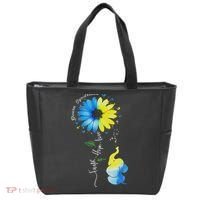 Faith Hope Love Awareness Down Syndrome, The Blue Elephant Tote Bag thumb 0