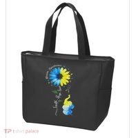 Faith Hope Love Awareness Down Syndrome, The Blue Elephant Tote Bag thumb 3