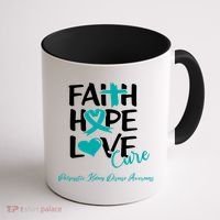 Faith Hope Love Polycystic Kidney Disease Awareness Coffee Mug thumb 1