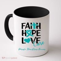 Faith Hope Love Polycystic Kidney Disease Awareness Coffee Mug thumb 0