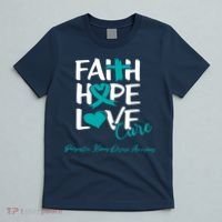 Faith Hope Love Polycystic Kidney Disease Awareness T-Shirt thumb 5