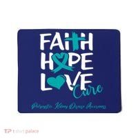 Faith Hope Love Polycystic Kidney Disease Awareness Mousepad thumb 0