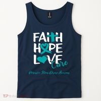 Faith Hope Love Polycystic Kidney Disease Awareness Tank Top thumb 2