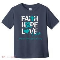 Faith Hope Love Polycystic Kidney Disease Awareness Toddler T-Shirt thumb 0