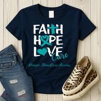 Faith Hope Love Polycystic Kidney Disease Awareness Women's T-Shirt thumb 3