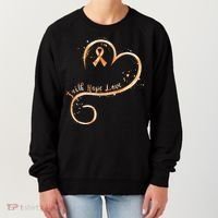 Faith Hope Love Orange Ribbon Leukemia Awareness Women's Sweatshirt thumb 0