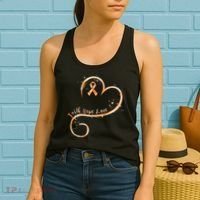 Faith Hope Love Orange Ribbon Leukemia Awareness Women's Tank Top thumb 2