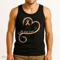 Faith Hope Love Orange Ribbon Leukemia Awareness Tank Top thumb 3