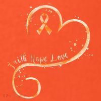 Faith Hope Love Orange Ribbon Leukemia Awareness Long Sleeve Shirt thumb 2