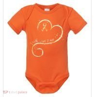 Faith Hope Love Orange Ribbon Leukemia Awareness Baby Bodysuit thumb 0