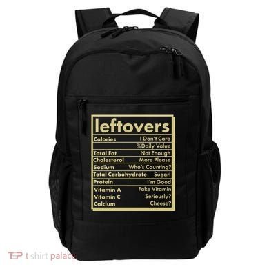 Funny Holiday Leftovers Nutrition Guide Backpack