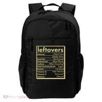 Funny Holiday Leftovers Nutrition Guide Backpack thumb 0