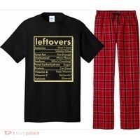 Funny Holiday Leftovers Nutrition Guide Pajama Set thumb 0