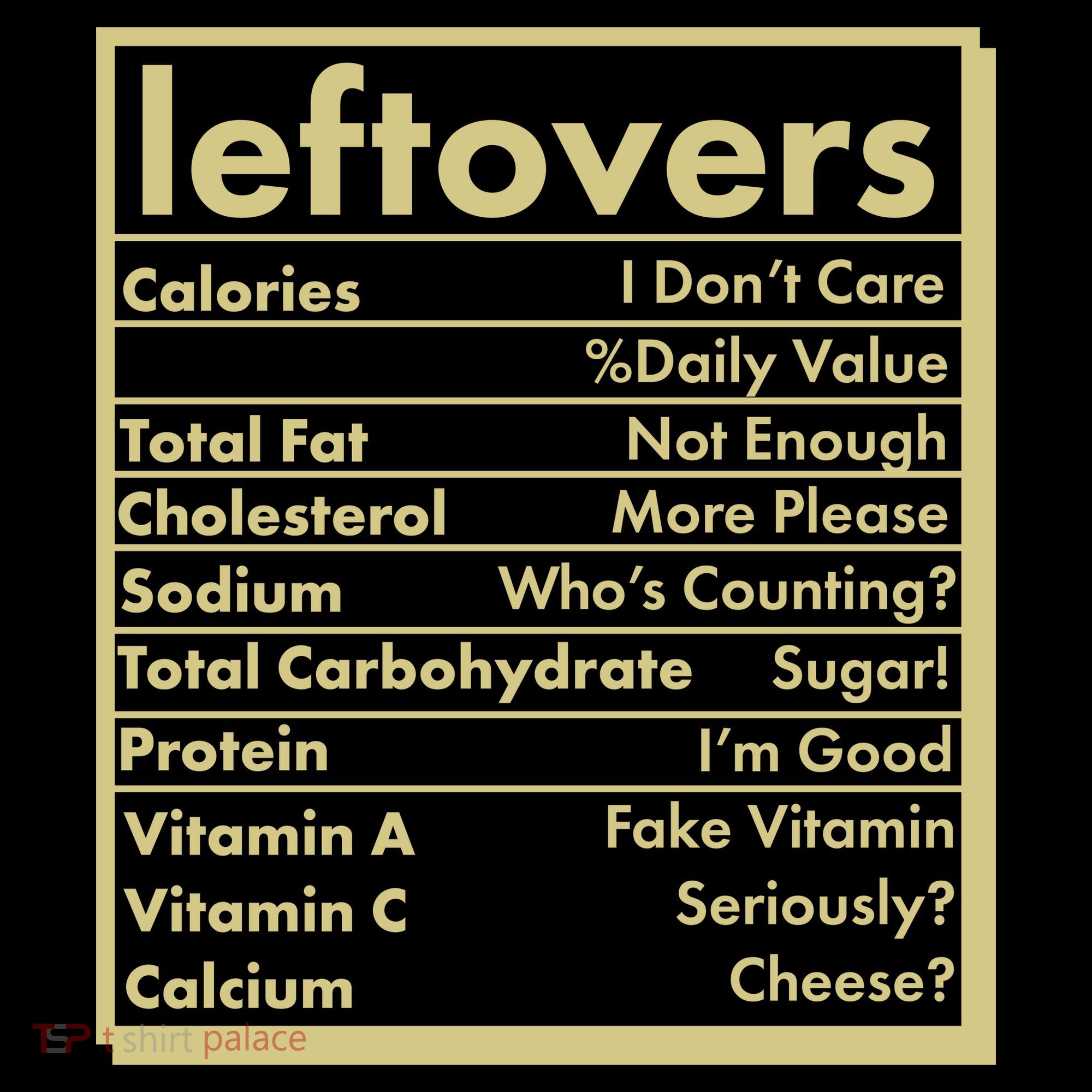 Funny Holiday Leftovers Nutrition Guide Women's Hoodie