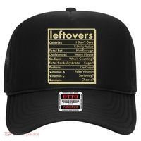 Funny Holiday Leftovers Nutrition Guide Hat thumb 0