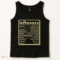 Funny Holiday Leftovers Nutrition Guide Tank Top thumb 2