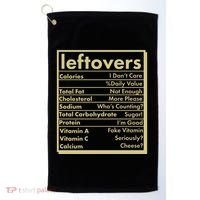 Funny Holiday Leftovers Nutrition Guide Golf Towel thumb 0