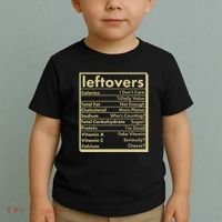 Funny Holiday Leftovers Nutrition Guide Toddler T-Shirt thumb 2