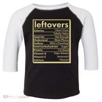 Funny Holiday Leftovers Nutrition Guide Toddler Fine Jersey T-Shirt thumb 0