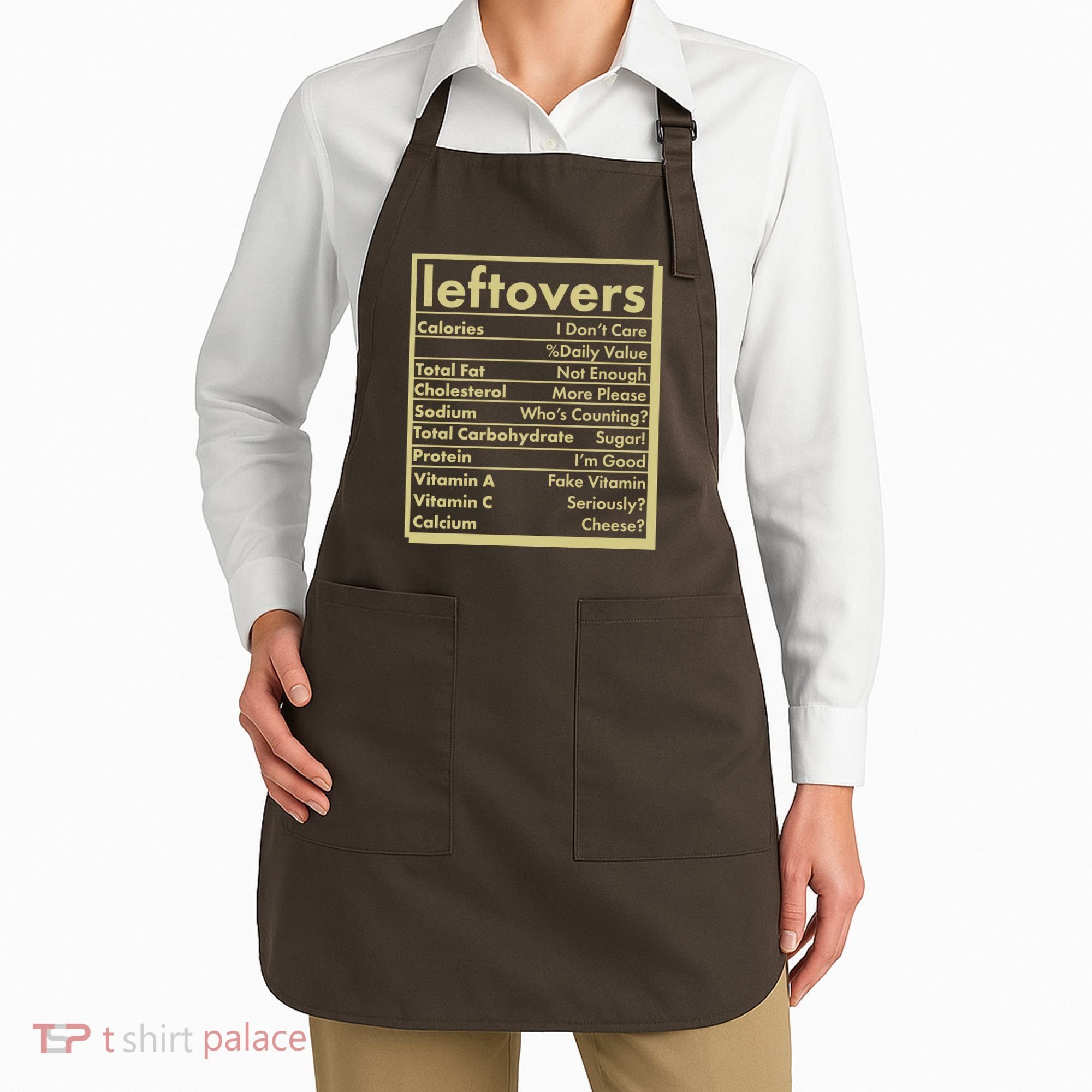 Funny Holiday Leftovers Nutrition Guide Apron