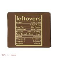 Funny Holiday Leftovers Nutrition Guide Mousepad thumb 0