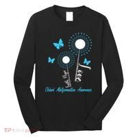 Faith Hope Love Dandelion Chiari Malformation Awareness Long Sleeve Shirt thumb 0