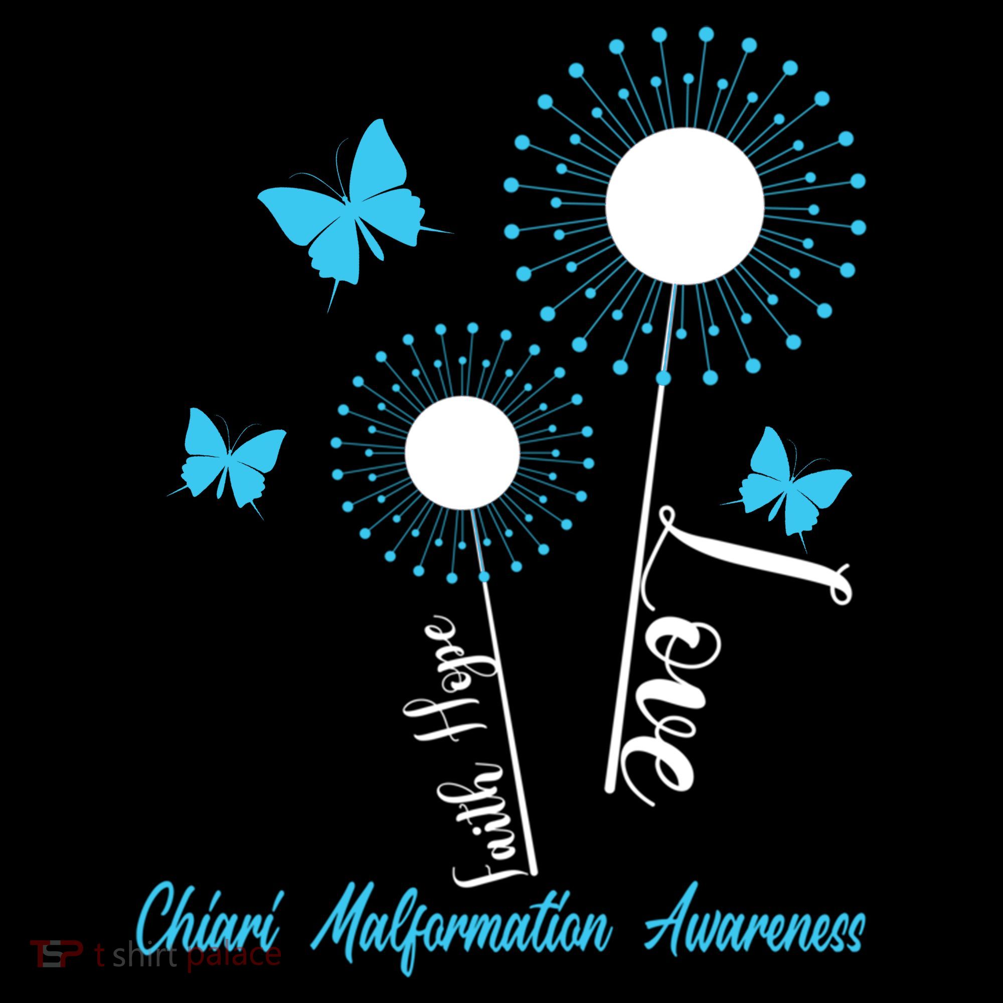 Faith Hope Love Dandelion Chiari Malformation Awareness Coffee Mug