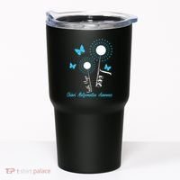 Faith Hope Love Dandelion Chiari Malformation Awareness Tumbler thumb 0