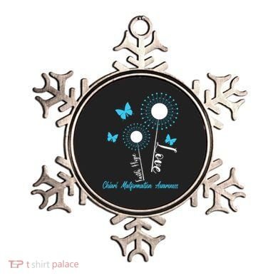Faith Hope Love Dandelion Chiari Malformation Awareness Ornament